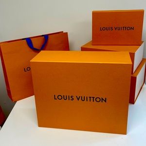 Louis Vuitton has d magnetic gift box. Extra large